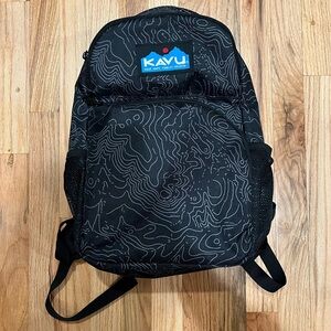 Kavu Backpack Packwood Black Topo